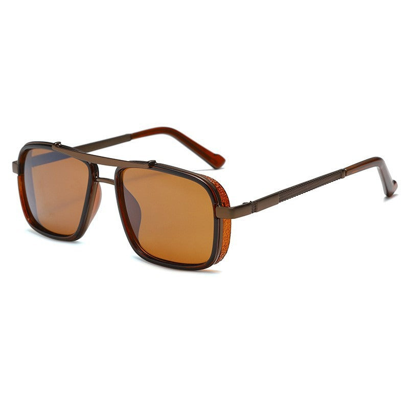 Polarized men's sunglasses in classic square design - Urbann-Vibe