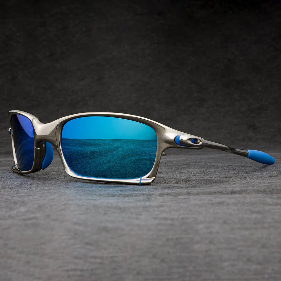 Black active sports sunglasses with Gripsure secure fit and durable UV protection for outdoor use