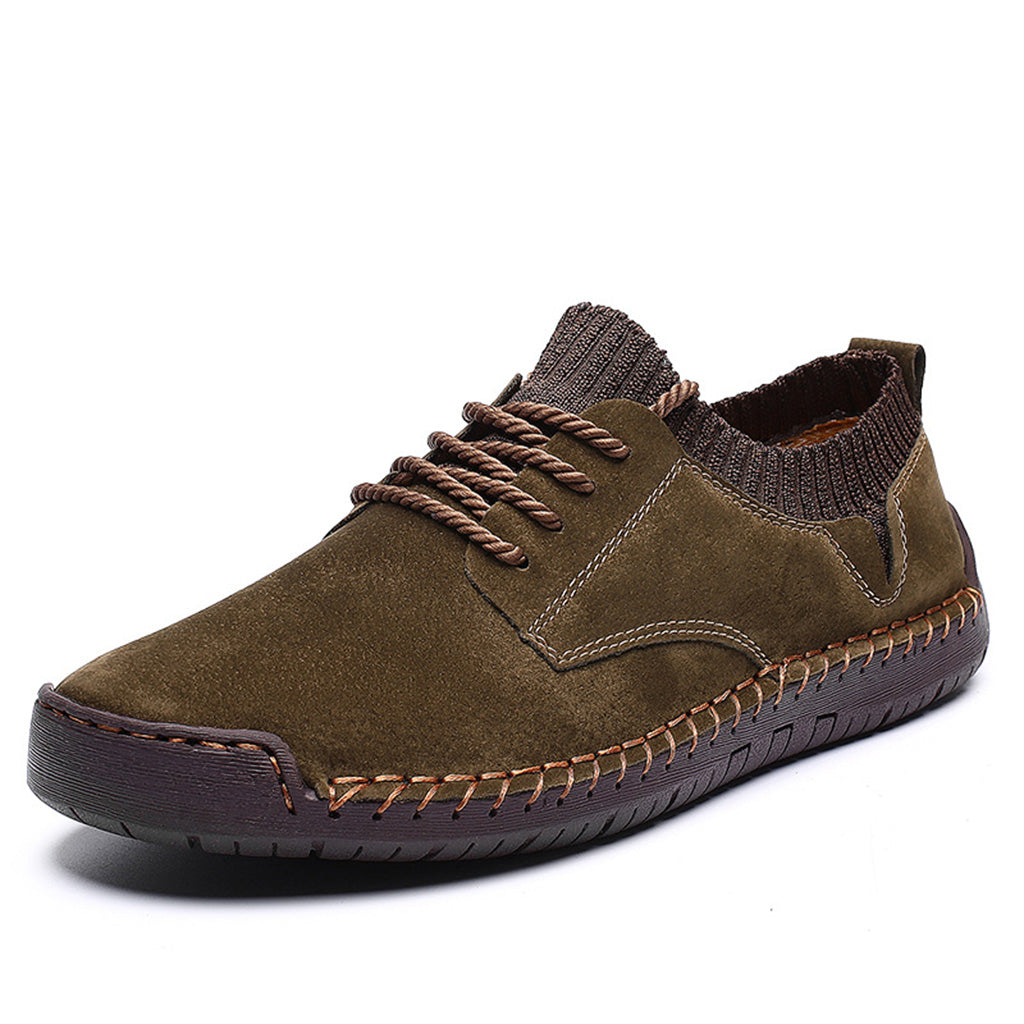 Men's Arthur moc toe sneakers standard fit lace-up classic stitching everyday comfort casual style