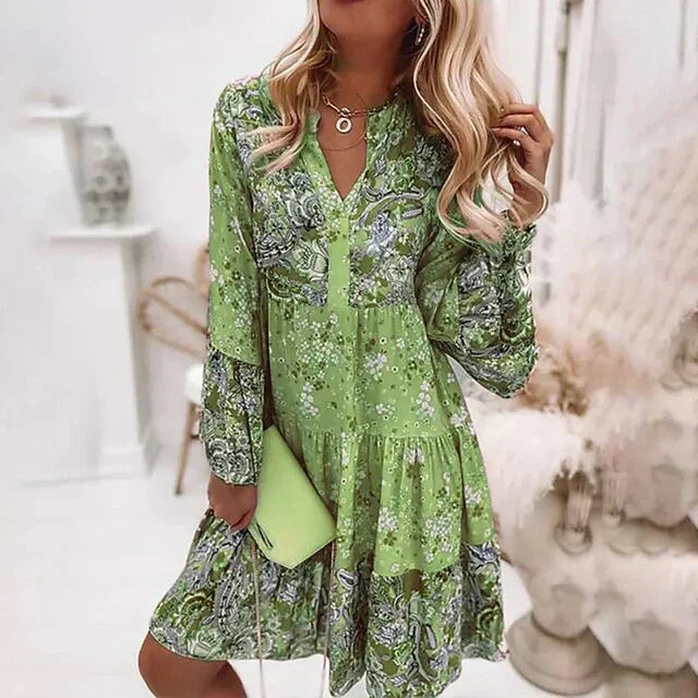 Kari elegant women's party dress comfortable fit trendy silhouette durable easy-care design