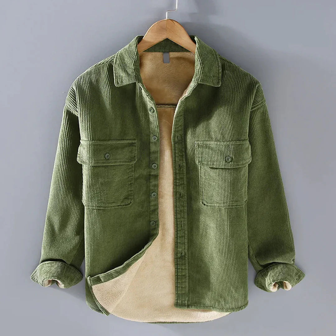 Men's Abernathy corduroy winter shirt classic warm style durable textured finish all-season comfort