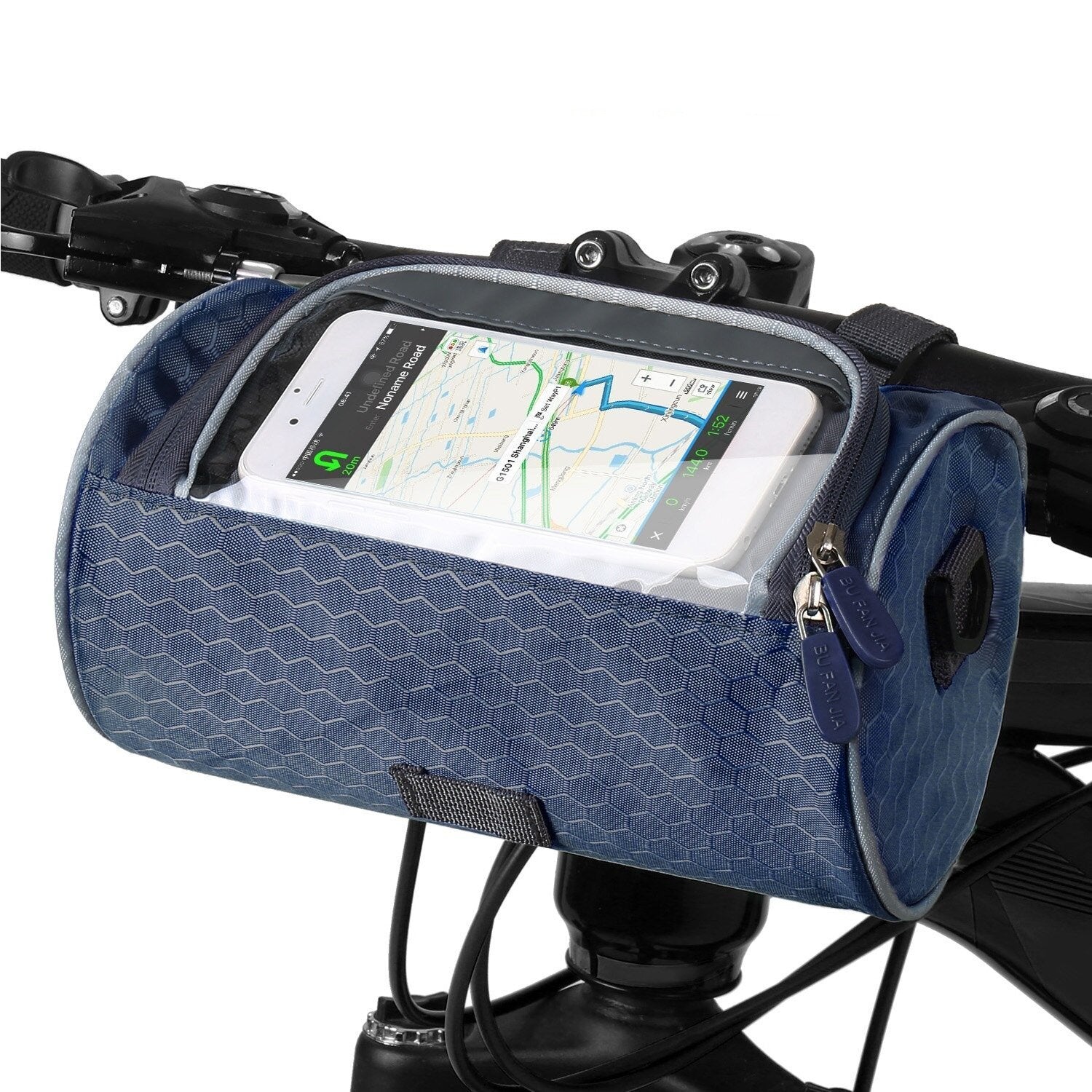 EasyRide bicycle handlebar bag splash-resistant touchscreen pocket multifunctional storage fits all bikes