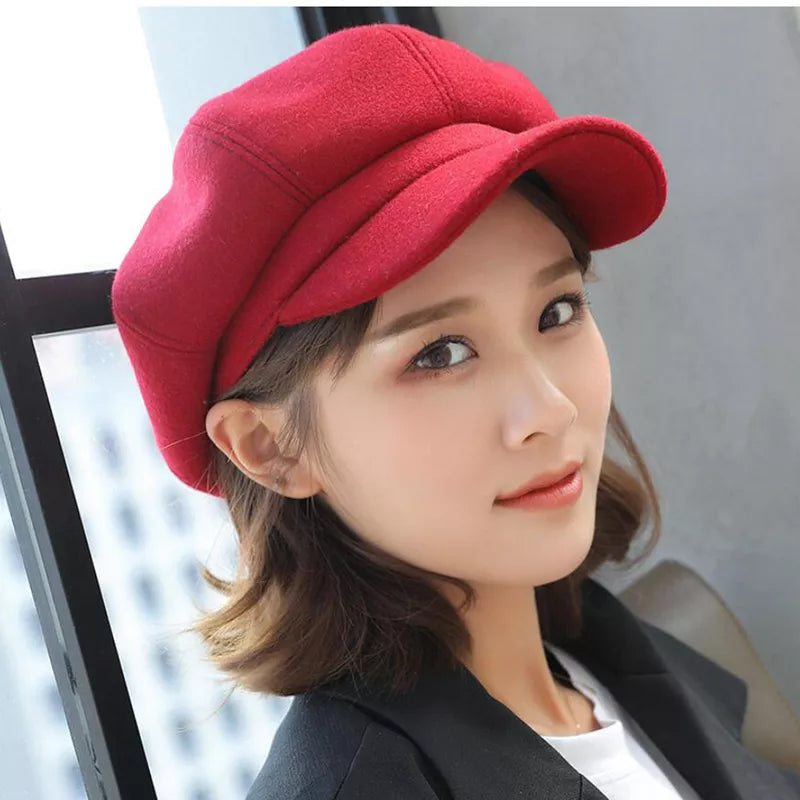 Vintage balloon beanie cotton winter cap warm cozy fit timeless charm for fashion-forward adults