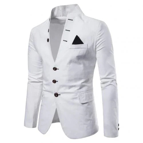 Men's sustainable casual autumn jacket in relaxed fit, ultra-comfortable everyday outerwear for cooler days