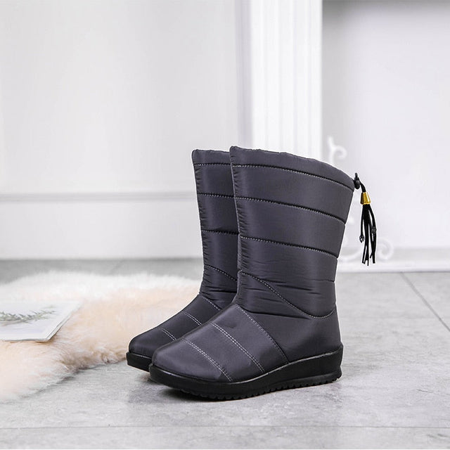 Women's Alison insulated winter boots lightweight warm durable sole cold weather comfort slip-on