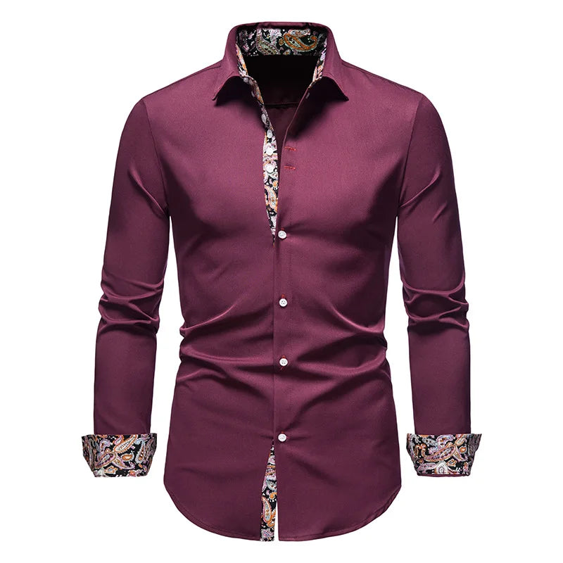 Women's paisley print t-shirt regular fit casual formal versatile sophisticated pattern multicolor