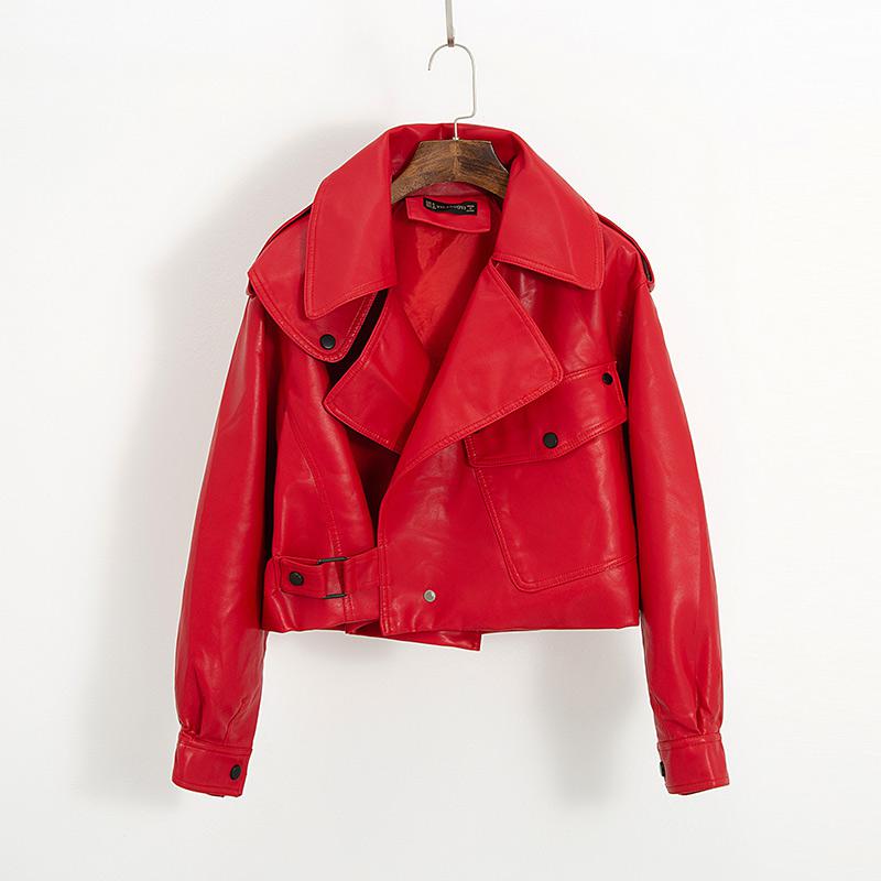 Women's cropped belted jacket with wide lapel, defined waist, structured modern fit