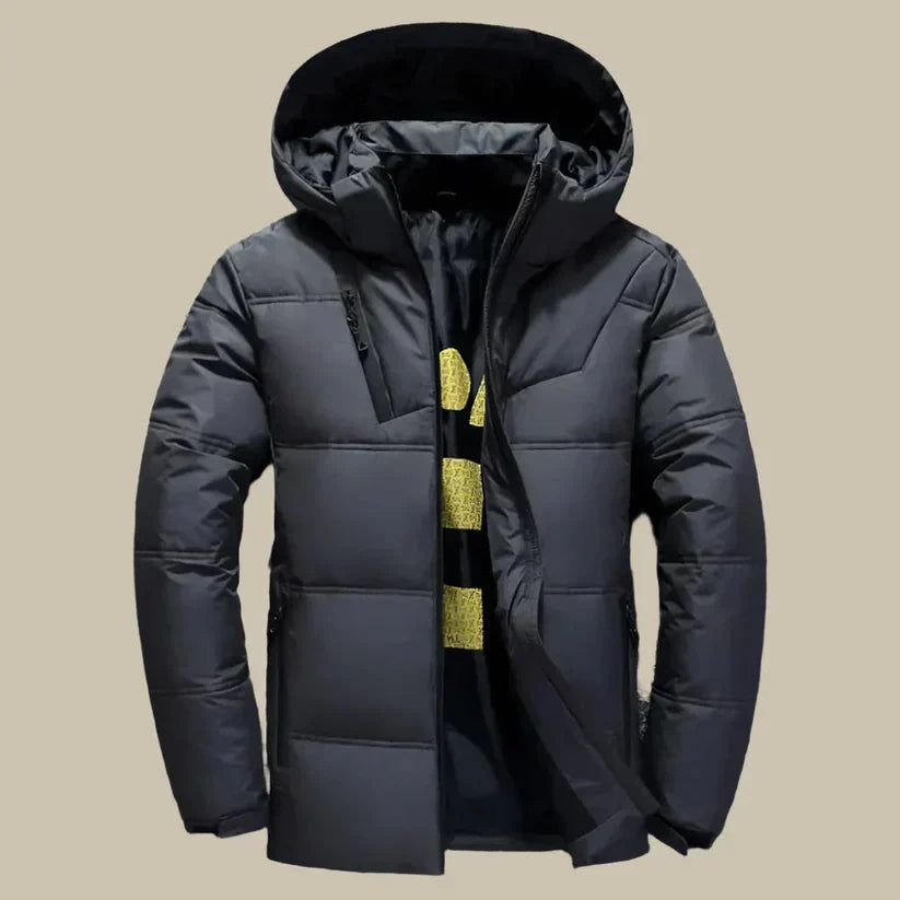 Men's waterproof winter jacket premium weatherproof coat with durable weather sealing for warmth