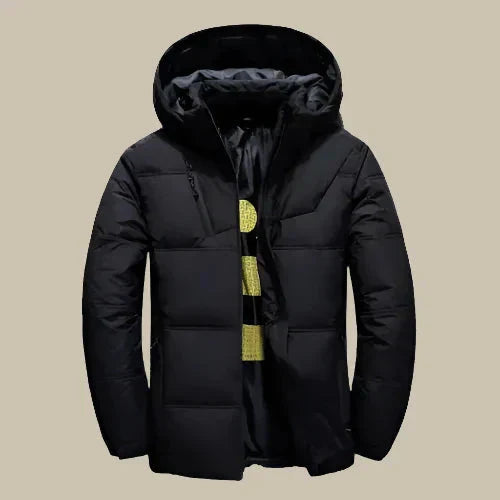 Men's waterproof winter jacket premium weatherproof coat with durable weather sealing for warmth