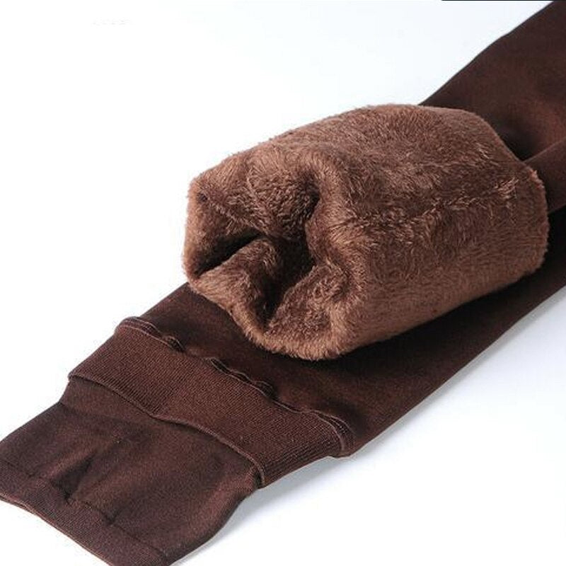 Women's black fleece-lined winter leggings 2-pack with flattering high-waist cut for all-day warmth