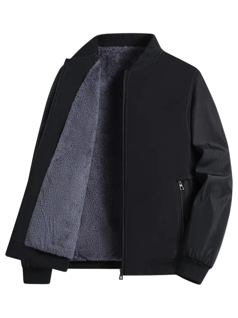Men's fleece-lined jacket in versatile style, durable breathable fabric for everyday warmth and comfort