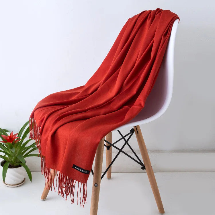 Women's luxury soft scarf in premium material, versatile timeless design for casual and formal wear