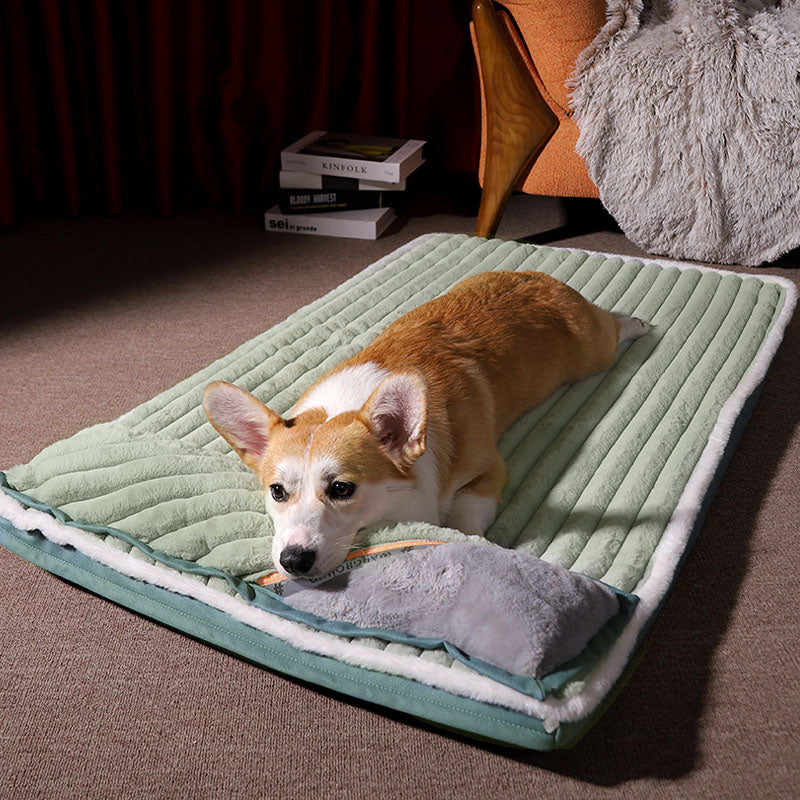 CalmCloud anxiety relief dog bed cozy plush bolster design calming nest for nervous dogs