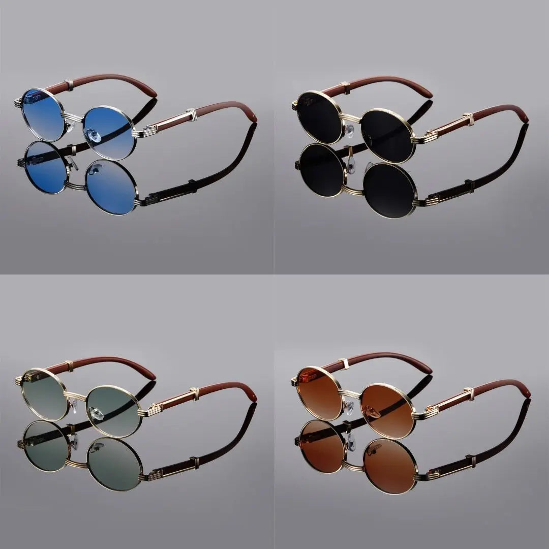 Hamilton Classic sunglasses handcrafted metal rims polished acetate arms polarized UV400 lenses outdoor style