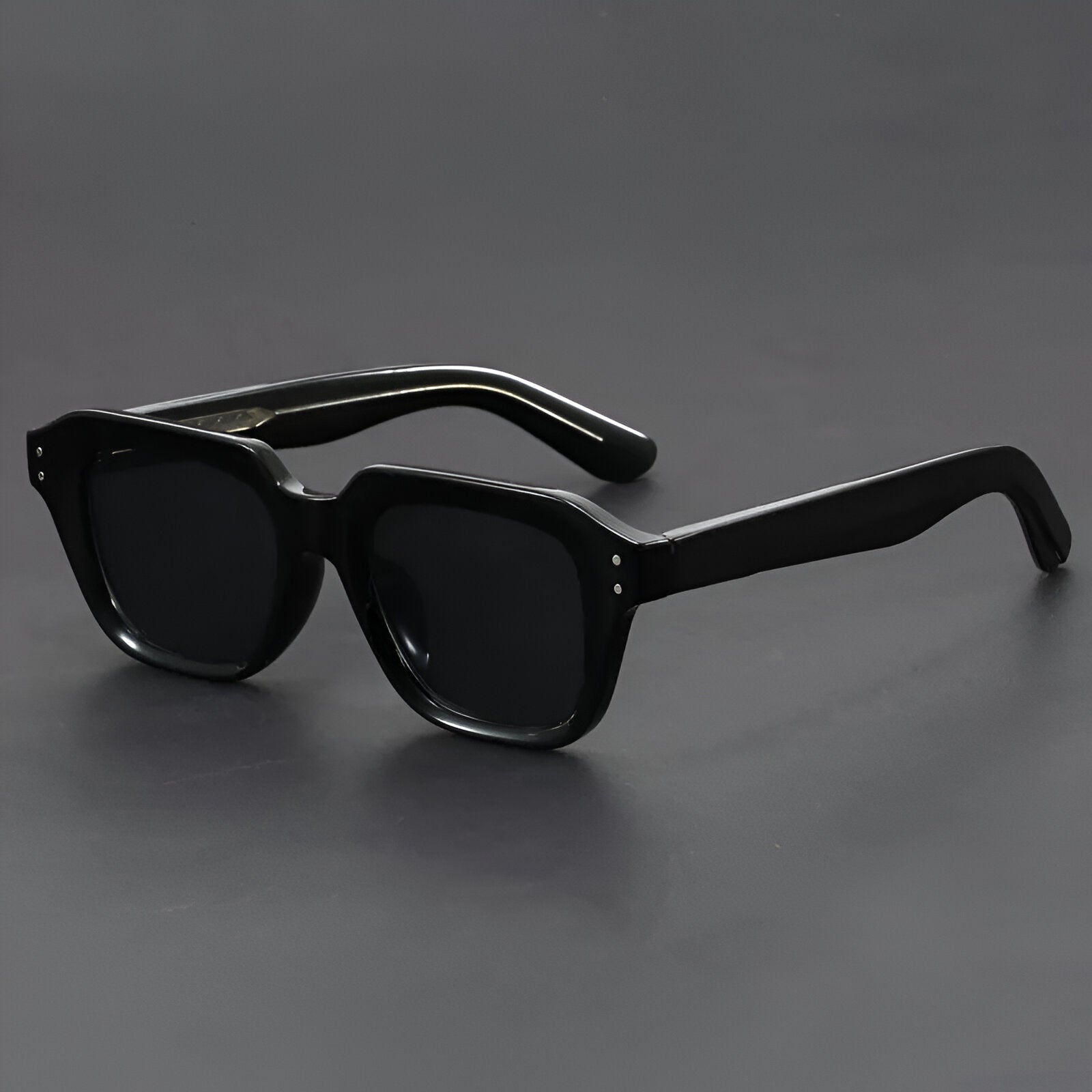 Harper retro bold square sunglasses chunky temples UV protected lenses vintage 90s style