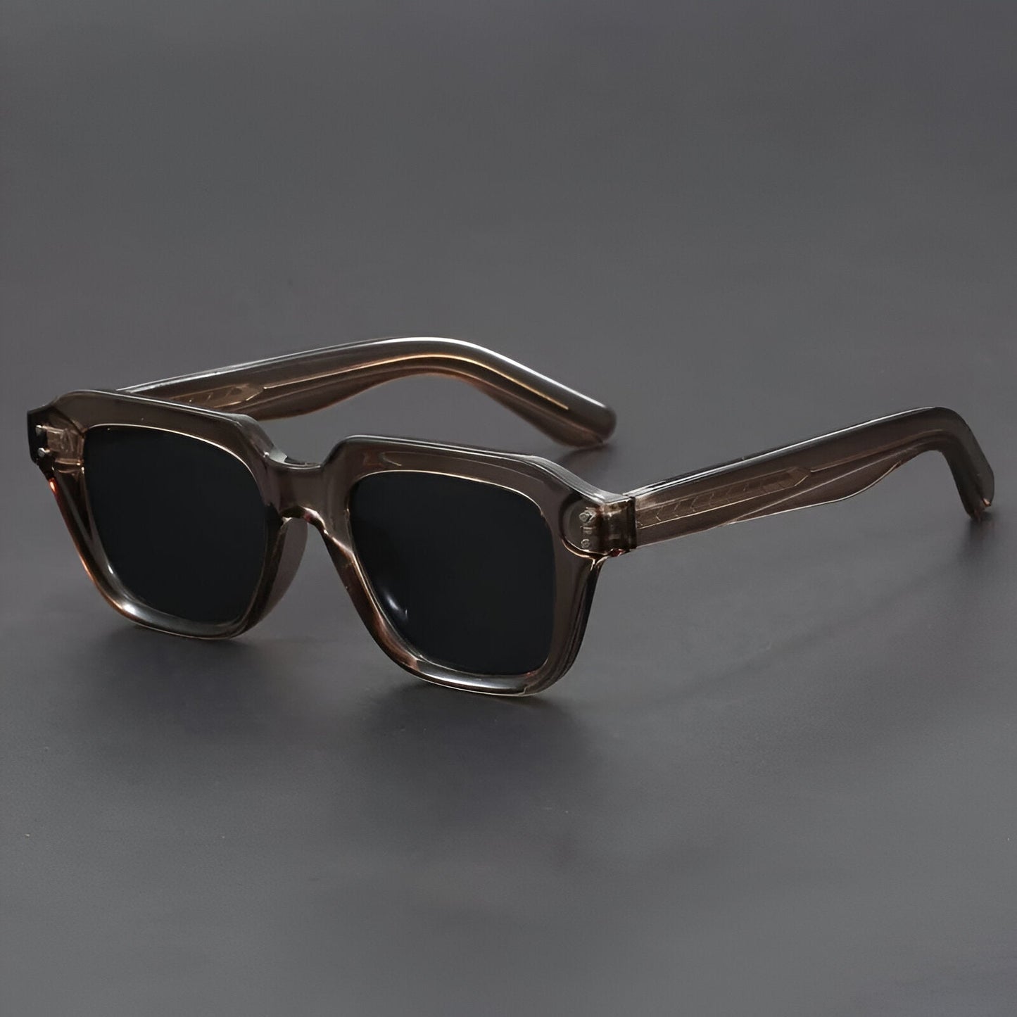 Harper retro bold square sunglasses chunky temples UV protected lenses vintage 90s style