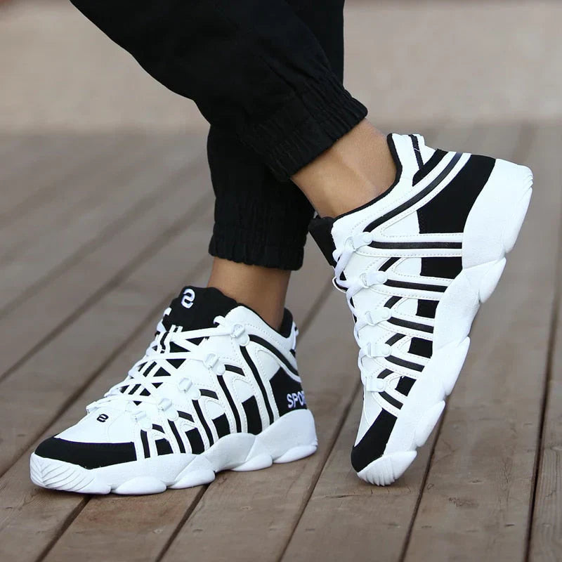Orva low-profile sneaker in neutral tones, lightweight textile upper built for active daily wear