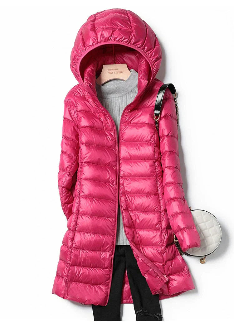 Women's Jennifer waterproof parka, warm modern-fit coat with all-weather protection for cold rainy days