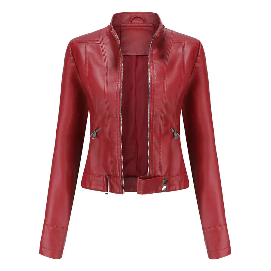 Nadia women's vegan jacket in neutral tones, classic tailored cut with sustainable eco-friendly design