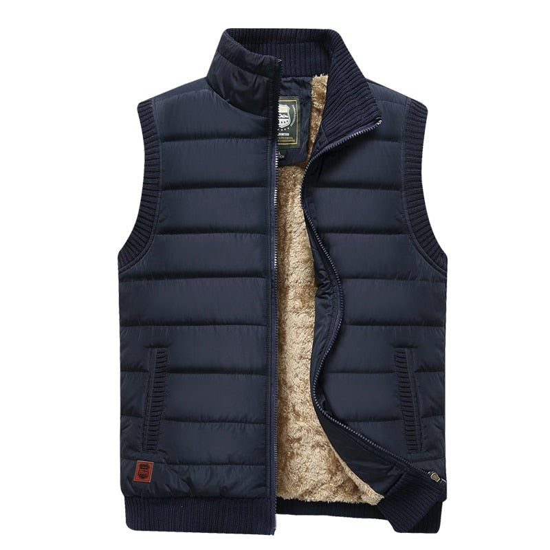 Men's diamond quilted insulated zipper vest lightweight mid-layer for cool weather warmth