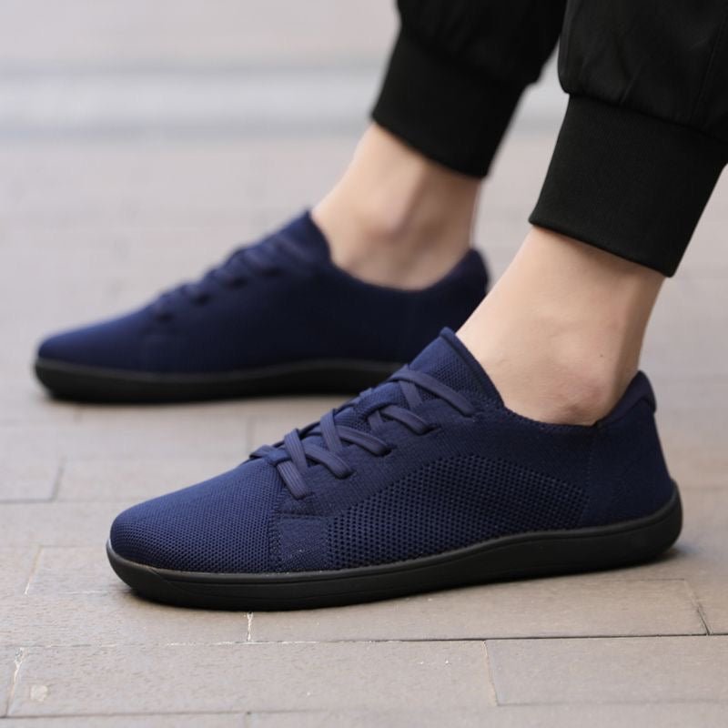 Unisex barefoot shoes wide toe box zero-drop lightweight design with anti-slip grip for runners