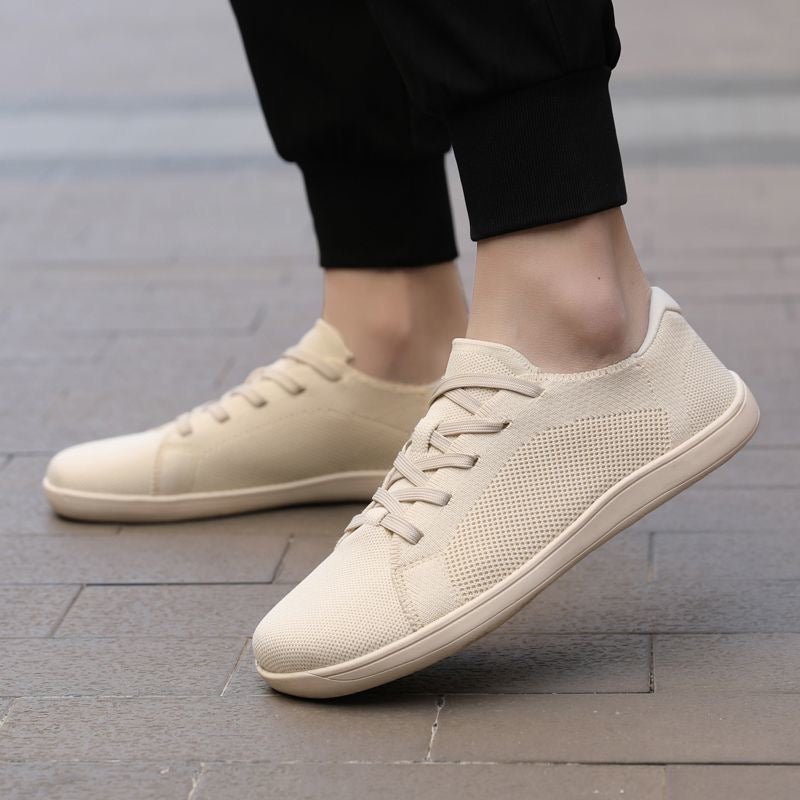 Unisex barefoot shoes wide toe box zero-drop lightweight design with anti-slip grip for runners