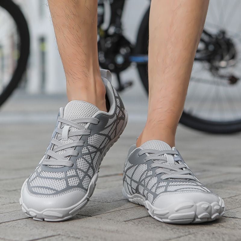 Unisex barefoot-inspired trainers wide toe box zero-drop sole natural movement minimalist design