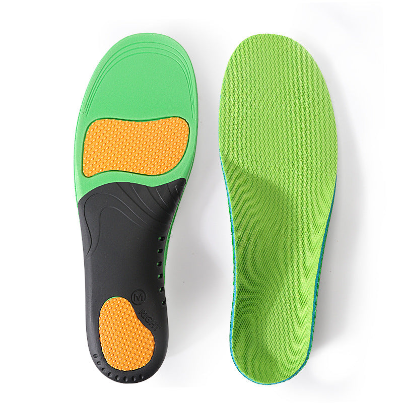 Orthopedic arch support insoles flat feet memory foam cushioning deep heel cup all-day alignment