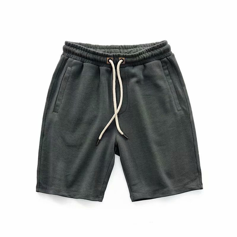 Unisex midweight French terry shorts with drawstring waist and deep pockets for all-day comfort