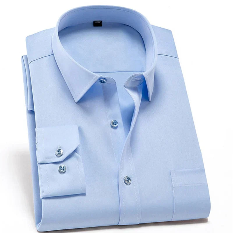 Eloura Moda Mens Stretch Wrinkle Resistant Shirt For Professionals All Day Comfort And Easy Care