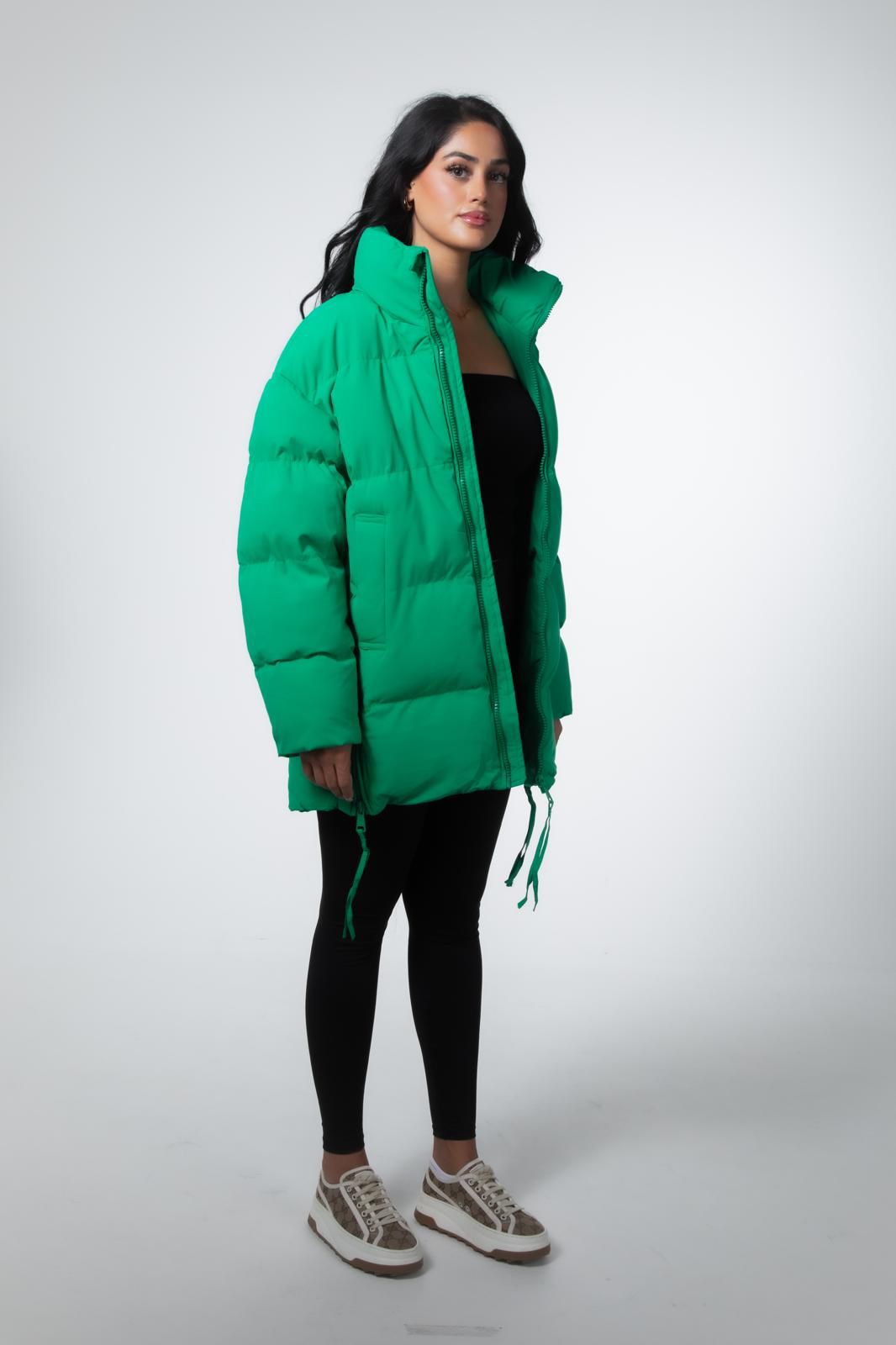 Copperose black green color block jacket durable everyday outdoor urban style contemporary silhouette