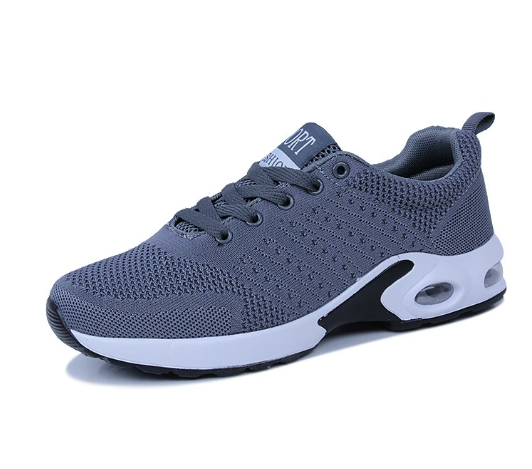 Men's orthopedic sports shoes in neutral tones, structured supportive sole, breathable build for active daily wear