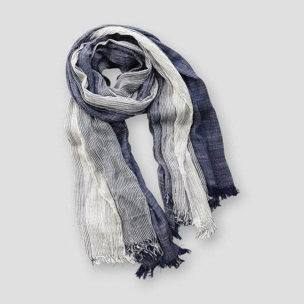 Lorenzo Vitali Il Vento Di Moda women's scarf elegant winter cotton blend sophisticated pattern