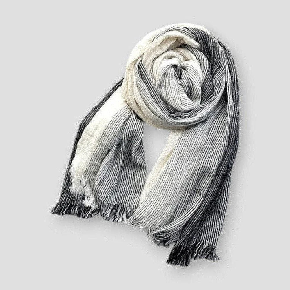 Lorenzo Vitali Il Vento Di Moda women's scarf elegant cotton blend sophisticated pattern warm