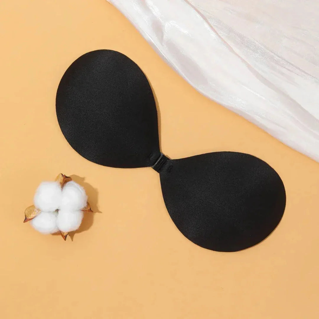 Nude self-adhesive strapless push-up bra backless seamless invisible lift lingerie