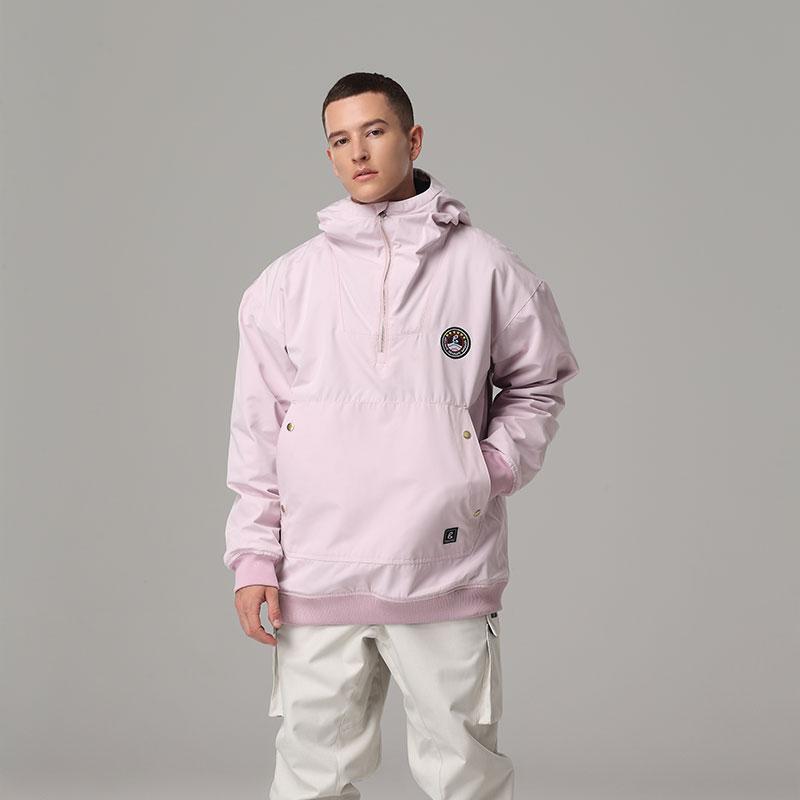 Searipe men's anorak fleece hooded jacket 10K waterproof mountain explorer pullover
