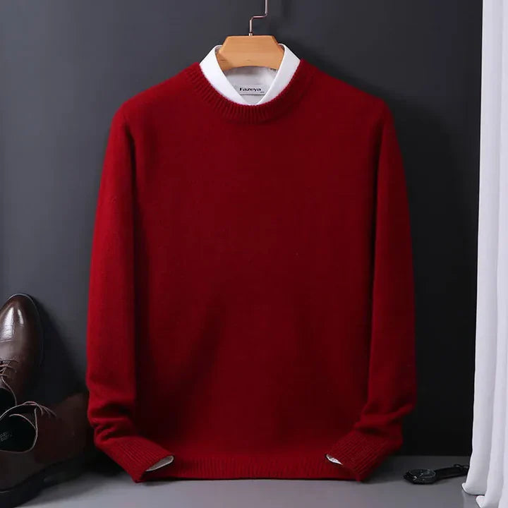 Women's Felix cashmere-blend sweater earthy tones relaxed fit ultra-soft sustainable knit