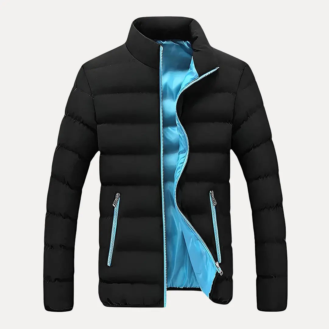 Jack quilted puffer jacket slim fit water-resistant lightweight warmth for outdoor adventures