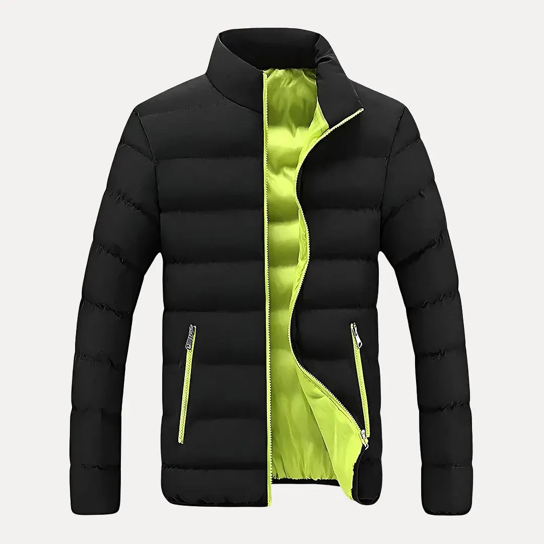 Jack quilted puffer jacket water-resistant lightweight slim fit for outdoor adventures