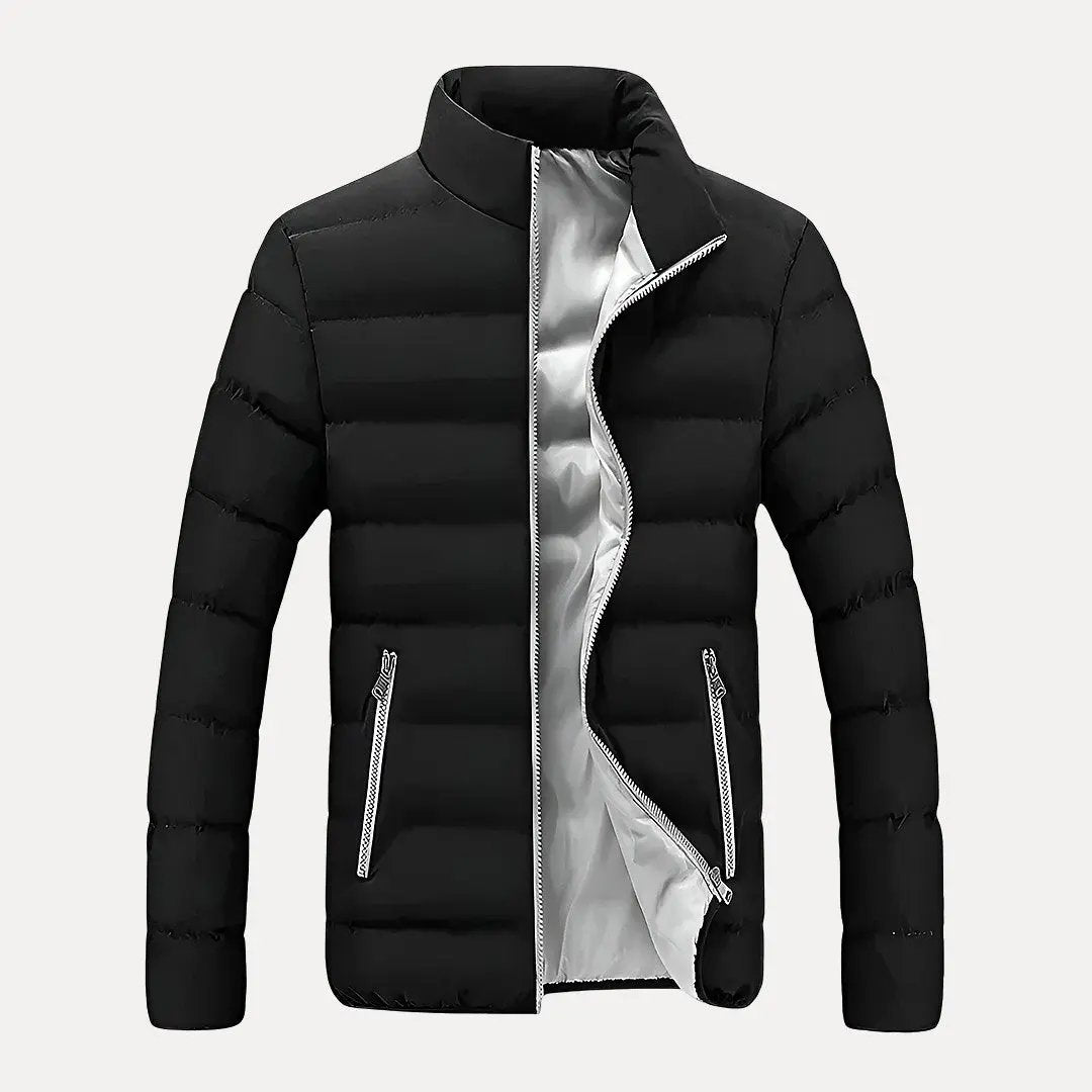 Jack quilted puffer jacket slim fit water-resistant lightweight warmth for outdoor adventures