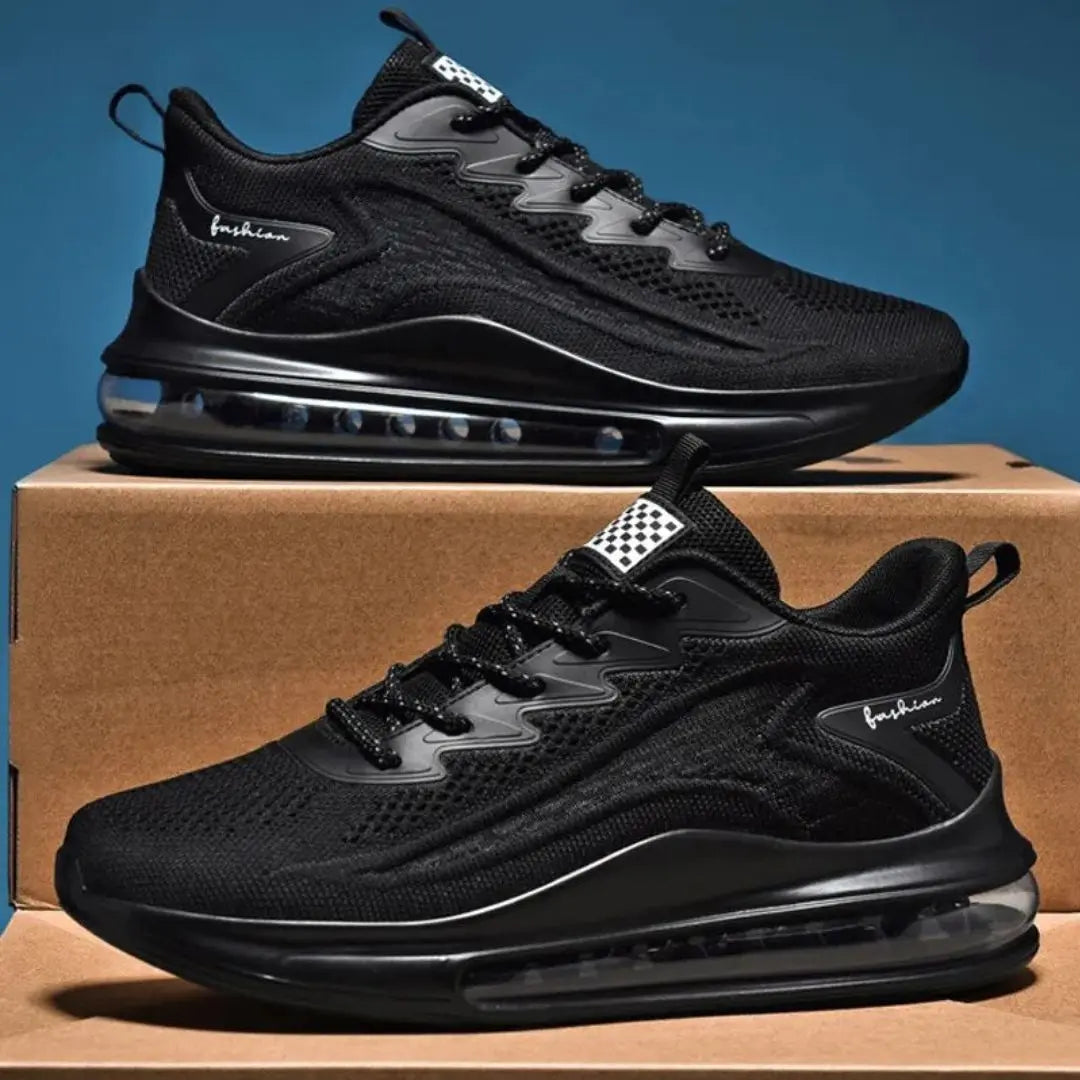 Men's Jayven StrideWave athletic sneakers with air pocket midsole, sleek silhouette, non-slip breathable design