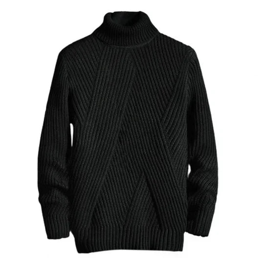 Mani men's heavyweight sweater classic silhouette durable everyday warmth structured fit