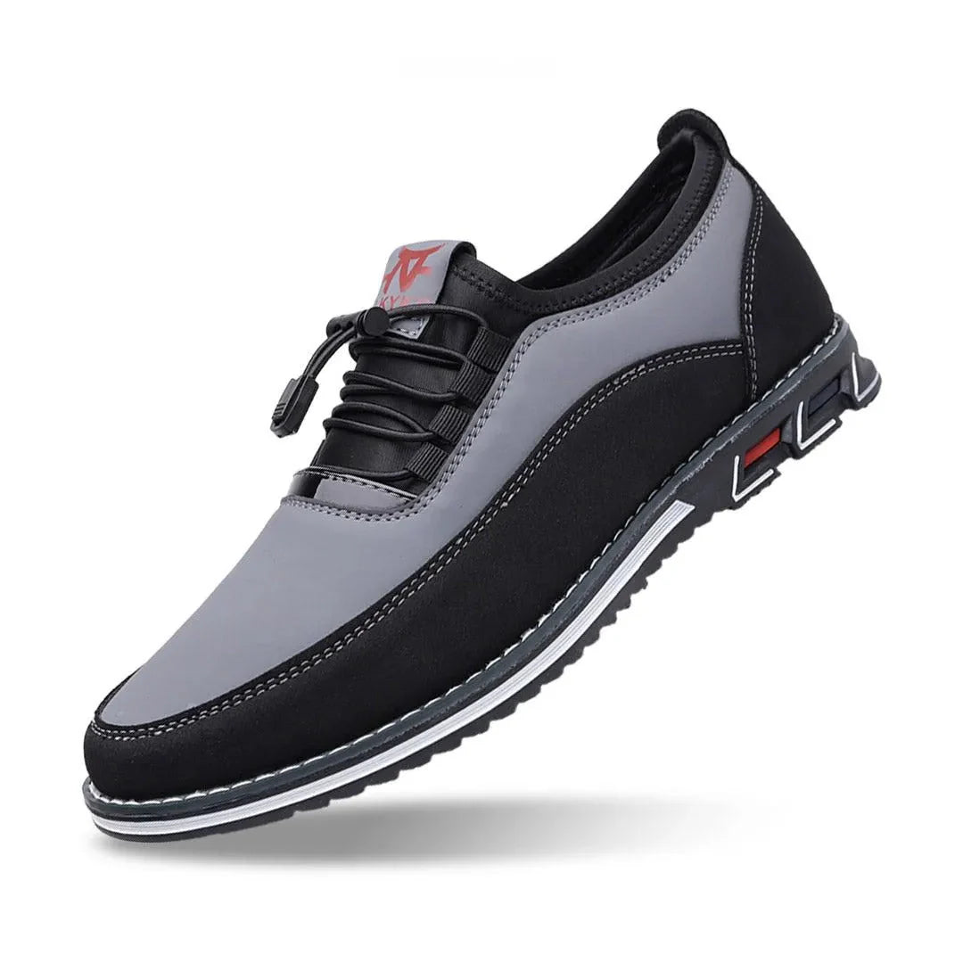 Joshua unisex lace-free sneakers with toggle closure, ultra-flexible sole, sporty slip-on style