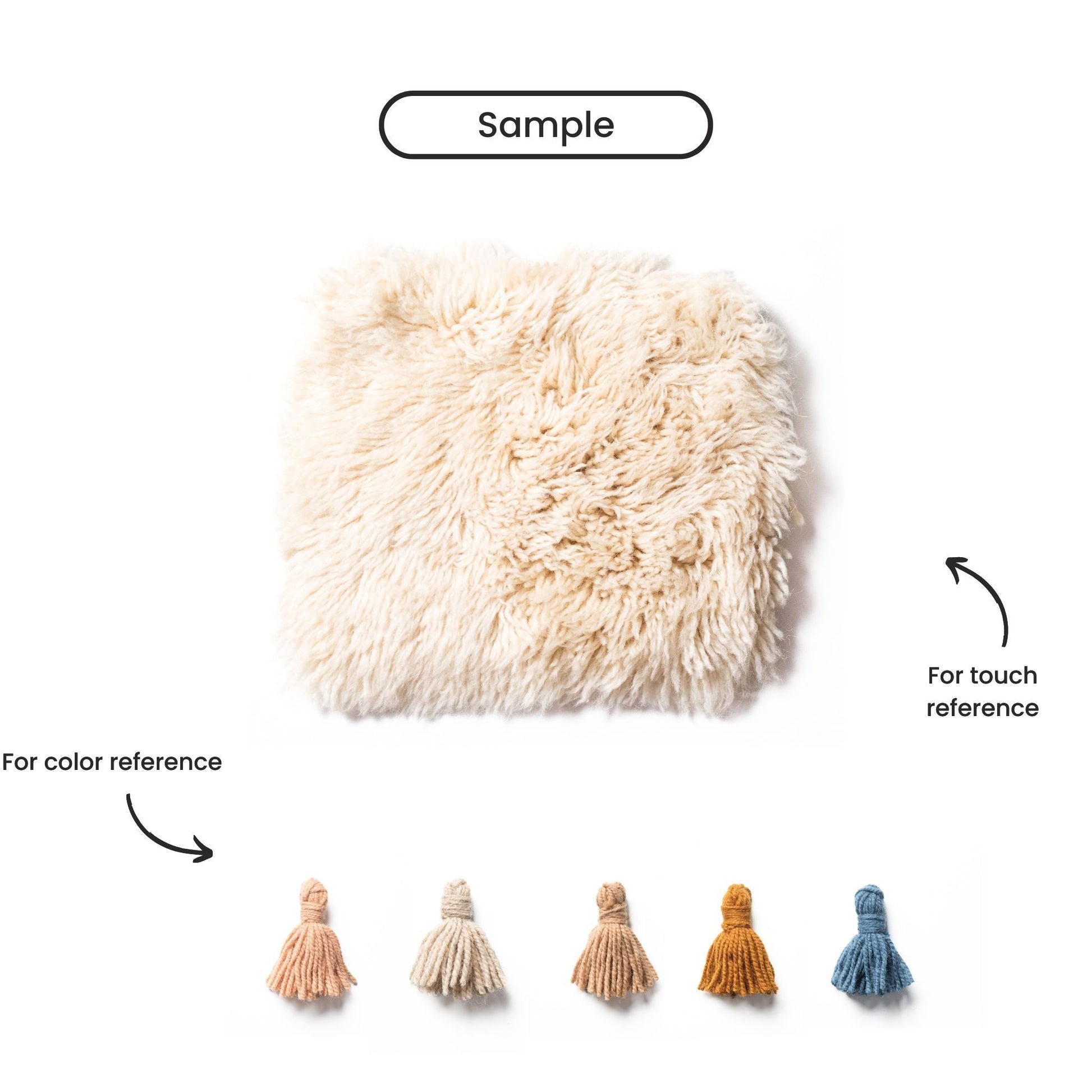 Handwoven Moroccan shag rug in neutral tones, plush New Zealand wool luxury home decor centerpiece