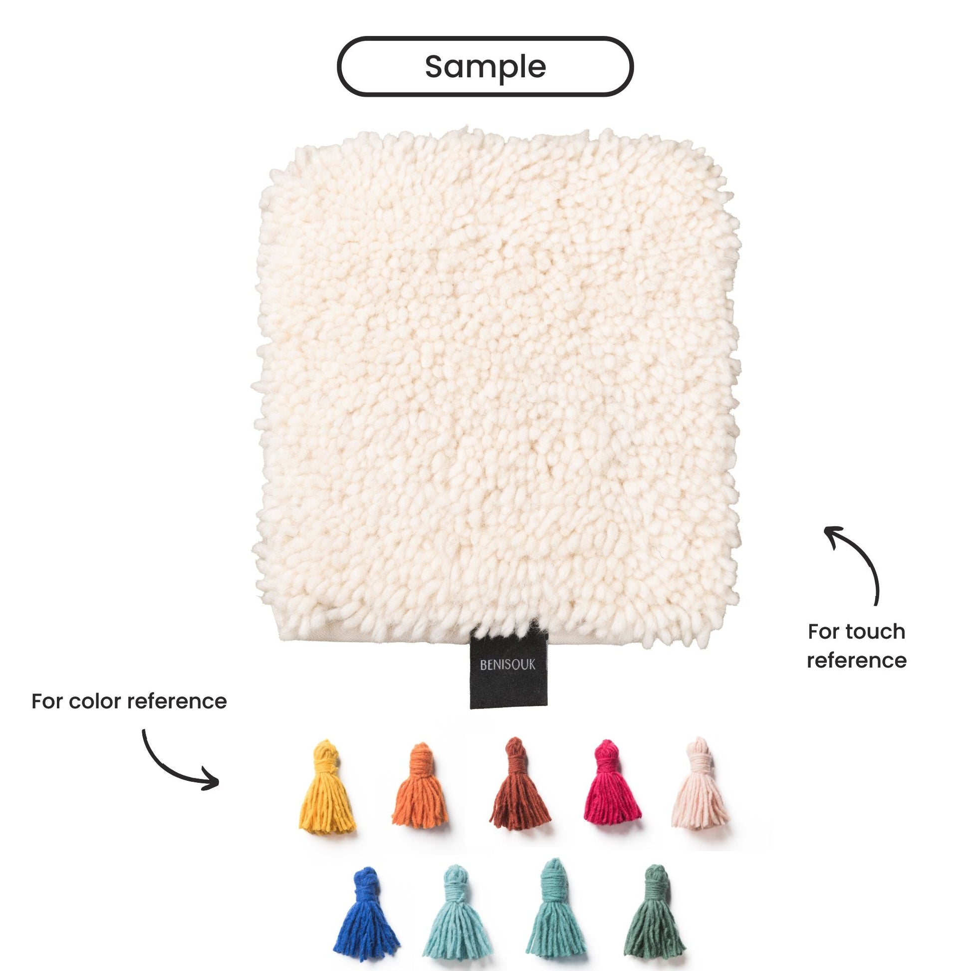 Kanz shag Moroccan rug handcrafted natural wool Beni Ourain custom-made home decor centerpiece