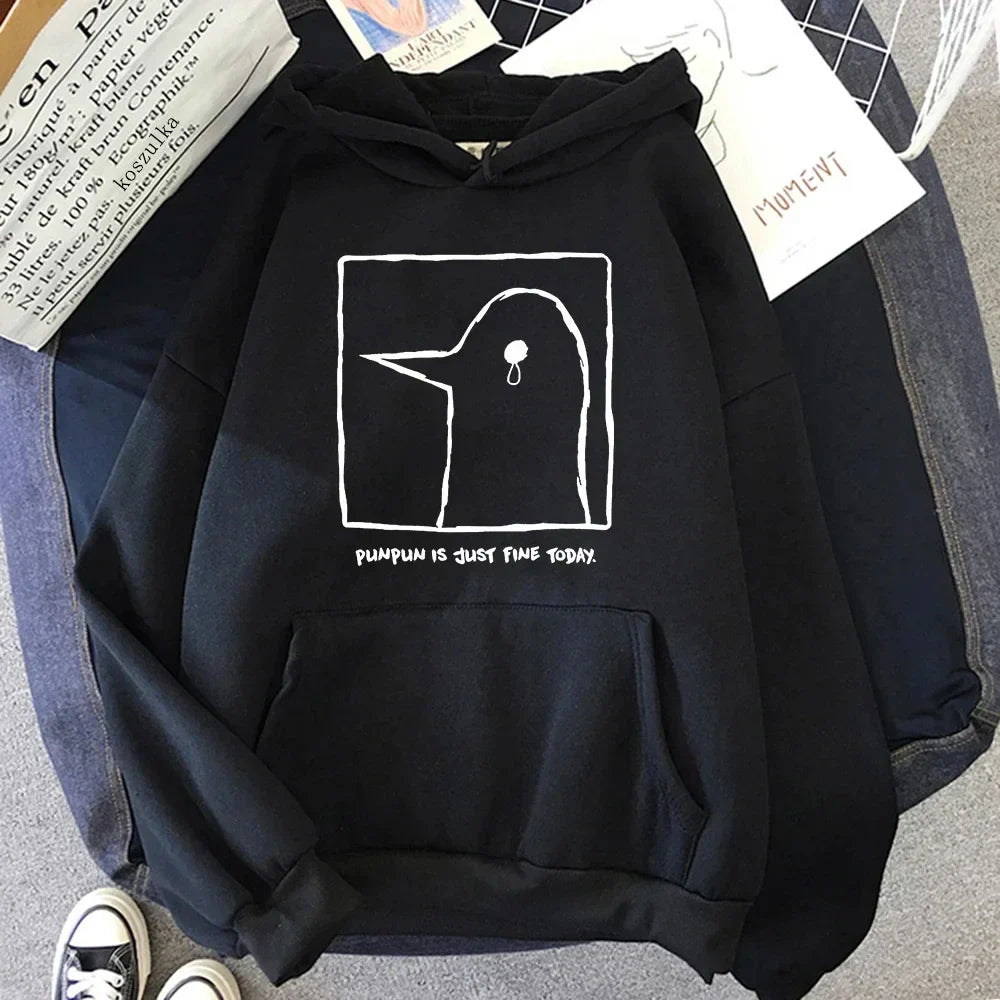 Women's Punpun anime hoodie soft breathable fabric comfortable relaxed fit bold graphic design