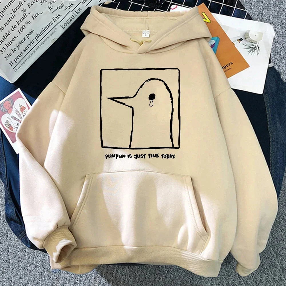 Women's Punpun anime hoodie soft breathable fabric comfortable relaxed fit bold graphic design