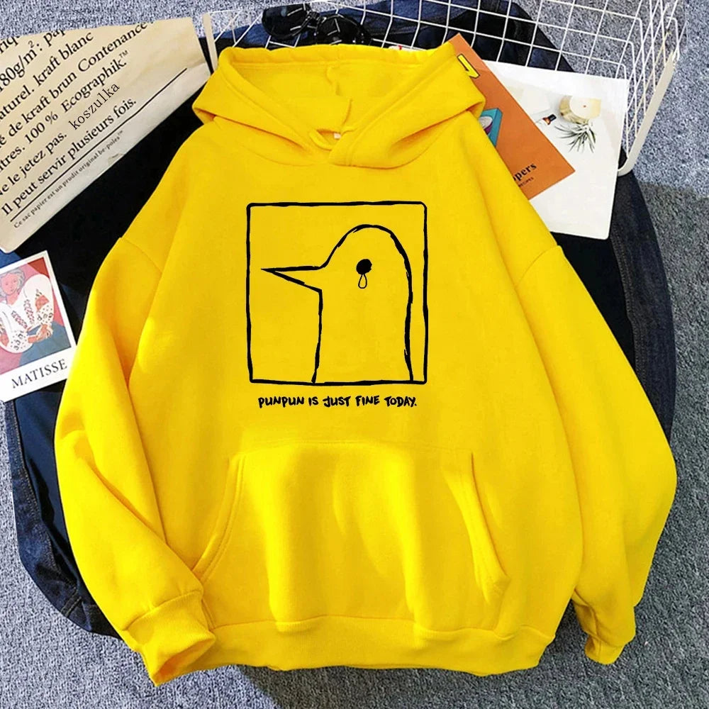 Women's Punpun anime hoodie soft breathable fabric comfortable casual fit for manga fans