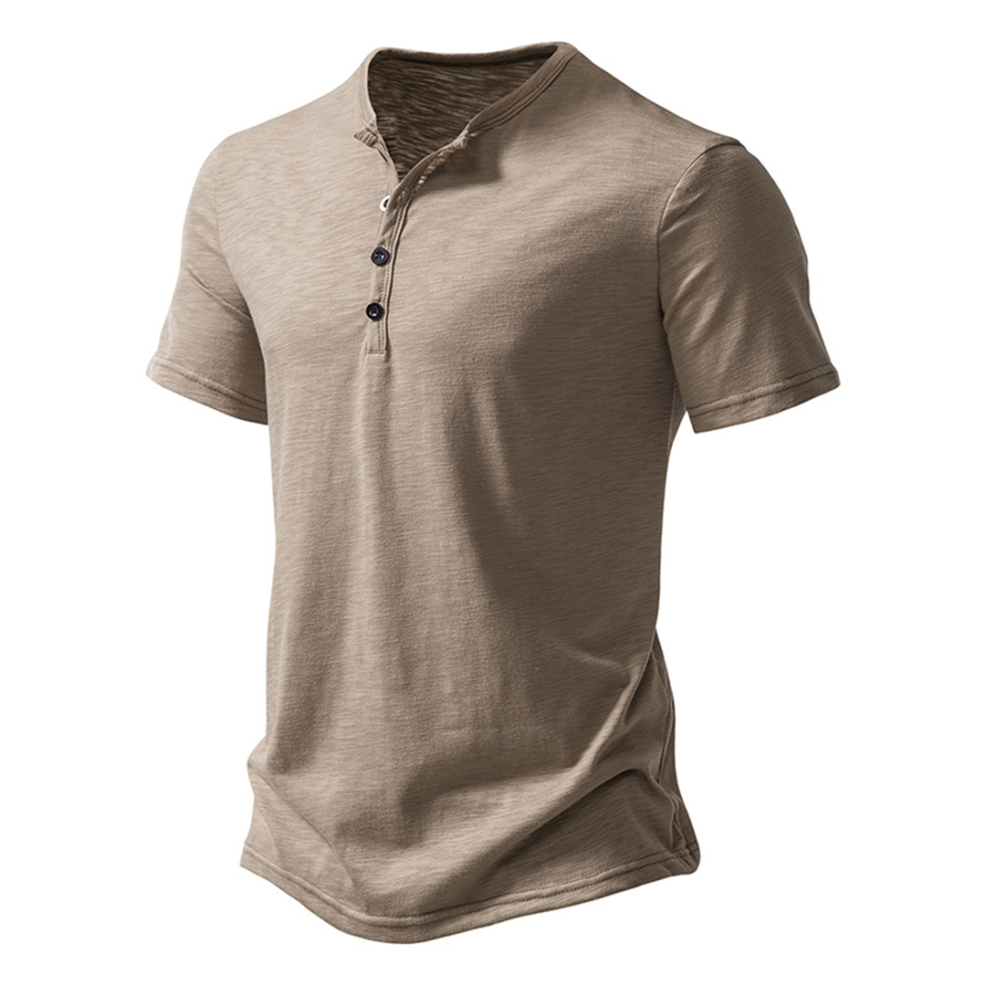 Men's alien print short sleeve casual shirt, lightweight breathable polyester, relaxed fit summer top