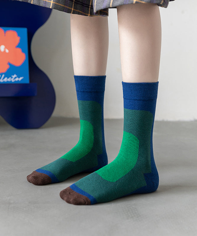 Chaussettes montantes coréennes à dégradé de couleurs, automne - Urbann-Vibe